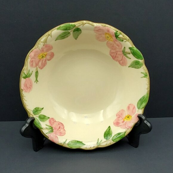 Franciscan Desert Rose Serving Bowl Pink Flowers 9" Vegetable Serving Bowl - Picture 1 of 8